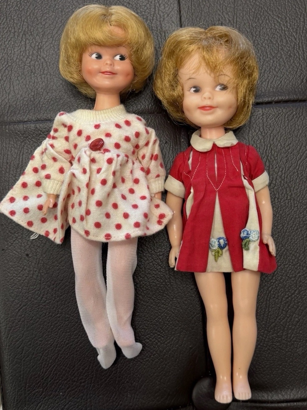Vintage 1963 Reading Corp. Penny Brite Doll Original Red Outfit With Bonus Doll